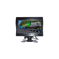 Moniteur LCD de voiture avec écran IPS de 7 pouces, système de caméra de sécurité pour vue arrière et latérale, garantie d'un an pour la caméra de recul de camion
