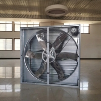 Ventilateur d'extraction axial électrique industriel 1100W IP55 en acier galvanisé OEM pour atelier, ferme avicole et serre