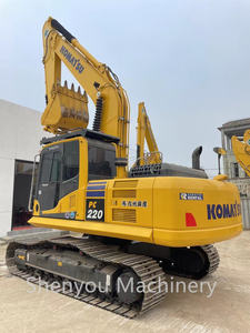 Mini-pelle Komatsu PC220 de 22 tonnes utilisée en bon état sur Offre Spéciale avec composants d'origine moteur pompe moteur - Product Image 2