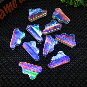 Cristales Naturales al por Mayor, Tallados de Cuarzo Aura Transparente, 45mm, Cuarzo Aura Arcoíris Transparente para Regalo - Product Image 6
