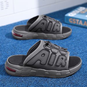 Sandales de plage unisexes de marques célèbres, en EVA, en cuir véritable, personnalisées, avec coussinets, pour le sport, la maison, imperméables - Product Image 6