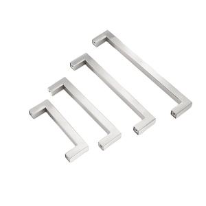Gagang Pintu Lemari Dapur Stainless Steel Matt <span class=keywords><strong>Black</strong></span> untuk Laci, Lemari Pakaian, dan Penggunaan di Kamar Tidur & Hotel - Product Image 2