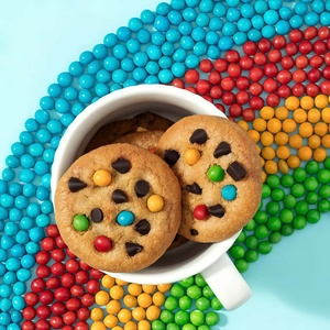 Galletas Exóticas al por Mayor, Galletas de Chocolate Coloridas, Galletas Crujientes de Mantequilla, 3 kg por Caja - Product Image 1