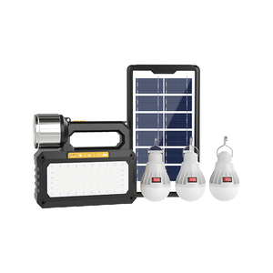 Mini nhà máy xách tay năng lượng mặt trời ánh sáng nhà Bộ dụng cụ ngoài trời năng lượng mặt trời cắm trại đèn LED hệ thống chiếu sáng sao lưu năng lượng mặt trời Kit với bóng đèn - Product Image 2