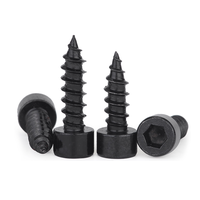 Vis taraudeuses à tête hexagonale en acier au carbone, classe 4.8, 8.8, A325 Gal, oxyde noir, 9200
