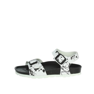 Sandali Bassi SB1410-40 Bianco/Nero - Product Image 1
