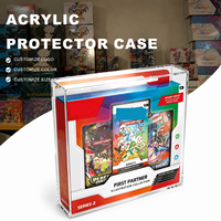 Protection UV à 99 %, Poke TCG First Partner Illustration Collection S2, boîte de présentation en acrylique avec couvercle magnétique robuste
