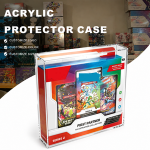Protection UV à 99 %, Poke TCG First Partner Illustration Collection S2, boîte <span class=keywords><strong>de</strong></span> présentation en acrylique avec couvercle magnétique robuste - Product Image 1