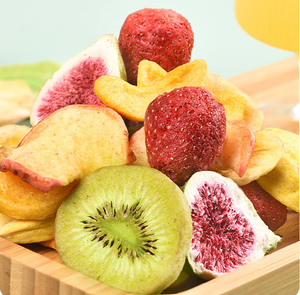 Fruits mélangés surgelés en vrac, croustillants, certifiés Halal, frits sous vide, déshydratés, collations saines, mélange <span class=keywords><strong>de</strong></span> fruits secs - Product Image 2