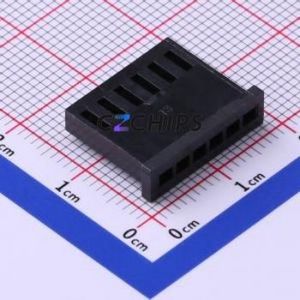 P2530-06-BK Housing (Wire-to-Board / Wire-to-Wire) P=2.54mm Connector 1x6P 2.54mm 1 6 - Product Image 1