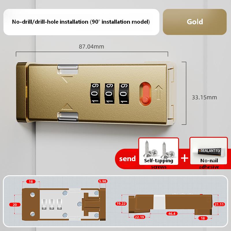 Oro [90° Candado de combinación