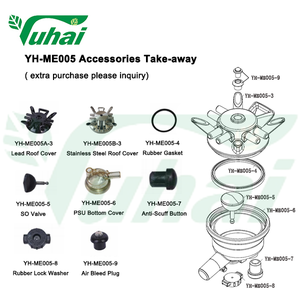 Delaval nông nghiệp New 150cc thép không gỉ vắt sữa máy móc tình trạng cụm và vắt sữa Claw - Product Image 5