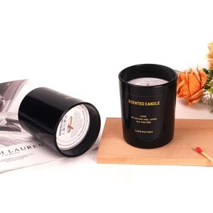 Bougie parfumée 5,5 oz en cire de soja, senteur florale, aromathérapie, décoration minimaliste pour la maison, pot en verre cylindrique - Product Image 2