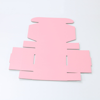 Vente en gros impression personnalisée rose 50 boîtes d'envoi postal d'abonnement emballage cadeau boîtes d'expédition en carton