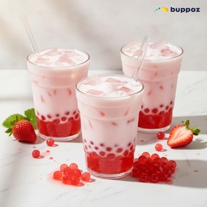 Bande dessinée à la fraise popping, ustensile boba - Product Image 5