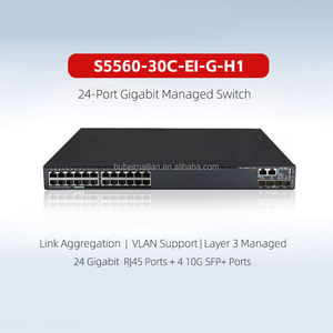 Switch Empresarial Original H3C S5560-30C-EI-G-H1, 24 Puertos Gigabit RJ45, 4 Puertos 10G SFP+ Uplink, Switch de Red de Capa 3 - Product Image 1