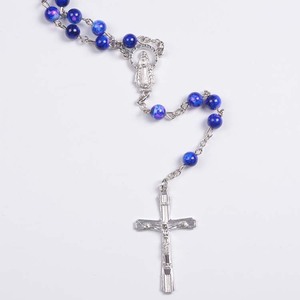 Royal Plated Glass Beaded Necklace Religious Articles Holy Rosaries Handmade Rosaries Catholic Yiwu - Product Image 1