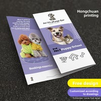 Brochure personnalisée pour la publicité transfrontalière – Flyers promotionnels pliés en deux ou en trois – Options en papier couché imprimé offset