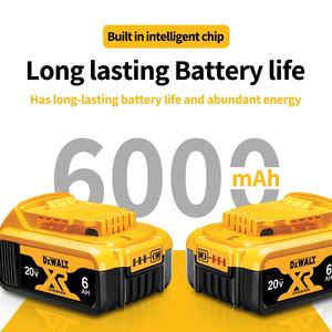 DEWALT 20Vバッテリー6AH 4AH 5AH高エネルギーバッテリー充電式バッテリーDCB206オリジナルDEWALT 20Vバッテリーツールバッテリー - Product Image 6