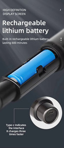 Aurora Sound U8 Rechargeable Wireless Dynamic Microphone System Single <strong>Mic</strong> for Karaoke Live Streaming Performance - Product Image 6