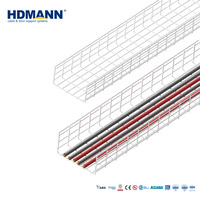 Hdmann Panier de câblage en fil électrogalvanisé léger certifié IEC pour la distribution de câbles aériens en milieu hospitalier