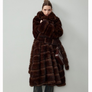 <span class=keywords><strong>Cappotto</strong></span> di <span class=keywords><strong>Visone</strong></span> Personalizzato alla Moda, Caldo Invernale, Lussuoso, Stile Lungo, Giacca Soffice e Spessa in <span class=keywords><strong>Pelliccia</strong></span> di <span class=keywords><strong>Visone</strong></span> - Product Image 4