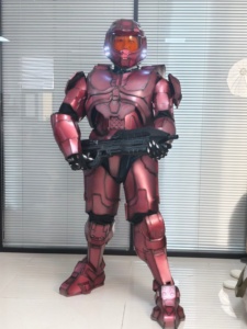 High Quality Fighter Captain Robot Mecha Clothing Cosplay <strong>Costume</strong> New Arrival Wearable Adult Dancerwear Performance Set - Product Image 2