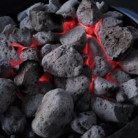 Brûleur de cheminée au propane portable avec pierres de lave incluses, construction en acier noir, résistant à la chaleur, pour usage intérieur/extérieur