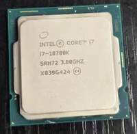 Processeur Intel Core I7-10700K d'occasion pour ordinateur de bureau, 8 cœurs, 16 threads, 3,8 GHz jusqu'à 5,1 GHz, débloqué, LGA1200, avec graphismes UHD 630