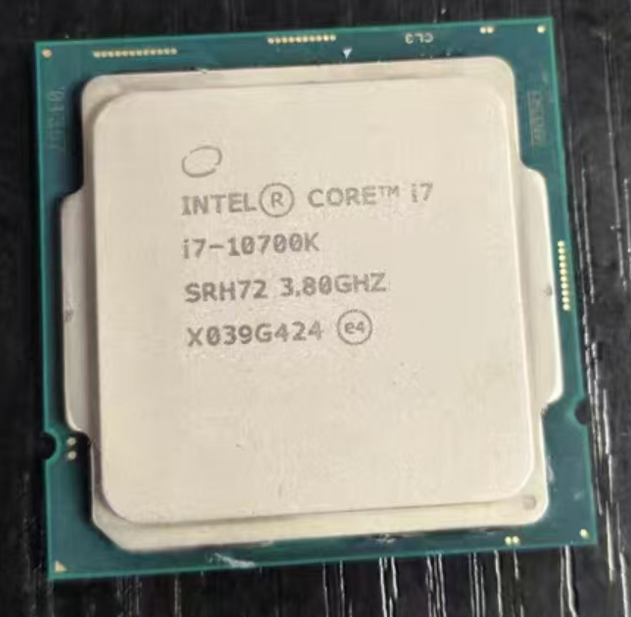 For Used Intel Core I7-10700K Desktop CPU 8-Core 16-Thread 3.8GHz up to 5.1GHz Unlocked LGA1200 Processor With UHD 630 Graphics