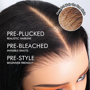 <span class=keywords><strong>Cheveux</strong></span> vierges indiens de grade 12A pour perruque avec dentelle, noir naturel, 30 pouces, ondulations profondes lâches, pré-épilées, haute densité - Product Image 4