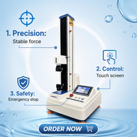 Single Column Tensile Tester for Yarn Thread Breaking Force ASTM D2256 Filament Break Load Universal Test Equipment