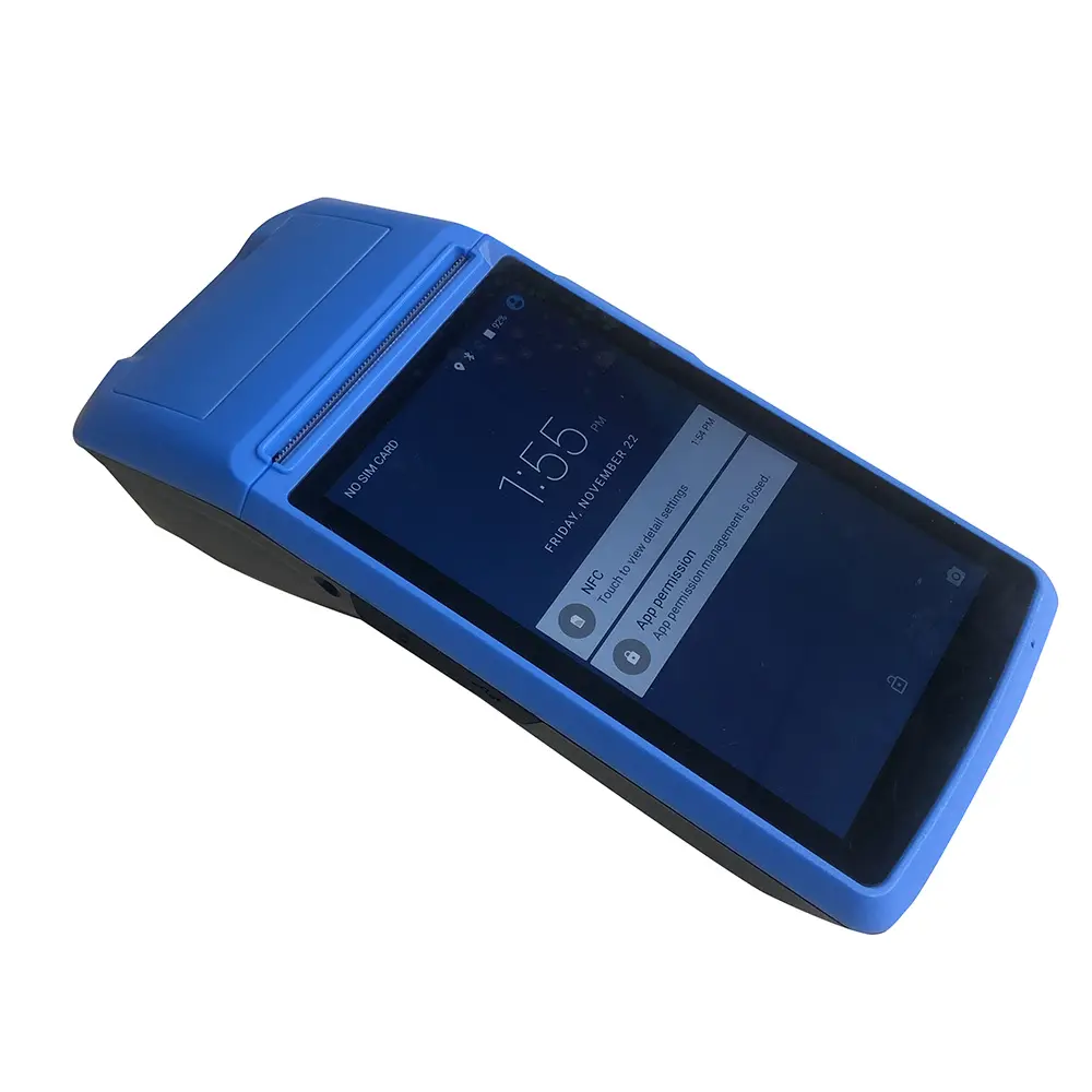 Touch Screen 5.0 pollici Android 6.0 P O S Mobile portatile palmare registratore di cassa pagamento stampante cassa al dettaglio con Wireless