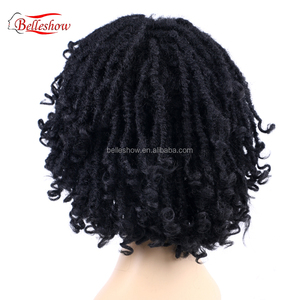 negro <span class=keywords><strong>rastas</strong></span> Peluca de color barato Africana <span class=keywords><strong>corto</strong></span> sintético del <span class=keywords><strong>pelo</strong></span> de la trenza <span class=keywords><strong>rastas</strong></span> peluca para las mujeres - Product Image 5
