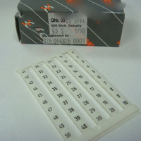 Plc 10 feuilles 4682.6 Dek 6,5 Fs 1-50 5x6,5 mm, compatible avec les marqueurs 0468260001, approvisionnement en vrac