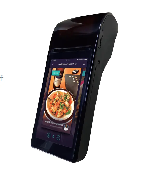 Palmare all-in-one Pos Mobile Android 5 ''Touch Screen 58mm stampante termica per ricevute 4G WIFI lettore di codici a barre sistema punto vendita