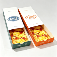 Kotak Kemasan Makanan Cepat Saji Pizza Sushi Dessert Biodegradable Murah Custom, Model Laci Geser untuk Dibawa Pulang