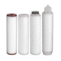 Filtre à membrane en nylon 6,6 de qualité stérile 0,1 micron 10 pouces 20 pouces pour la filtration d'encre