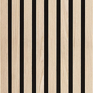 Pannelli Acustici Decorativi in Impiallacciatura di Rovere Chiaro Facili <span class=keywords><strong>da</strong></span> Installare 2400x600mm 27mm per Soggiorno - Product Image 2