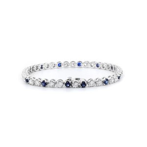 Bracelet de luxe pour femme serti de diamants, en argent sterling 925 plaqué or, chaîne à maillons découpés sur mesure, bijoux de mode hip-hop - Product Image 1