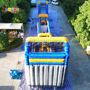 <span class=keywords><strong>Location</strong></span> de <span class=keywords><strong>parcours</strong></span> d'obstacles de 87 pieds, grande structure <span class=keywords><strong>gonflable</strong></span> extérieure, aire de jeux <span class=keywords><strong>gonflable</strong></span> 3 en 1 avec toboggan - Product Image 4