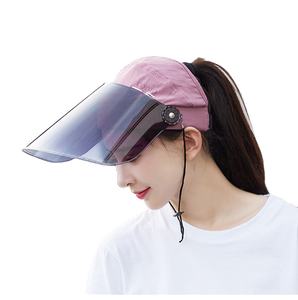 Sun hat for women in summer uv protection sun hat for outdoor cycling half a head to cover the face of the hat - Product Image 1