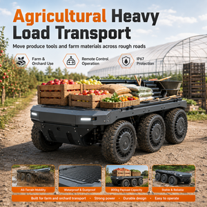 Plataforma UGV Todoterreno 6x6 con Capacidad de Carga de 800 kg, Suspensión de Largo Alcance para Trabajo de Campo en Logística de Carga - Product Image 5