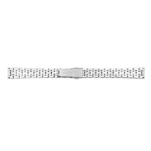 Maenwvo Vintage Luxury Silver 20mm Stainless Steel Elastic <b>Watch</b> Strap Butterfly Clasp 20cm Band Unisex Collection-Friendly - Product Image 2