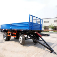 Mini tracteur benne de récupération hydraulique, 15 tonnes, 2 axes, avec barre de traction, 2 axes