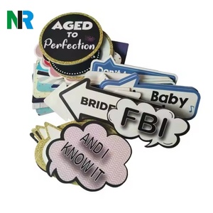 Panneaux en mousse PVC imprimés UV personnalisés avec logo sur mesure, accessoires de photomaton en PP pour anniversaires, découpés sur mesure - Product Image 4