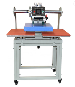 Pneumatic Double Station Transfer Press Semi Automatic Heat Press Machine Sublimation <b>Printer</b> Clothing Labels Custom Printed - Product Image 2
