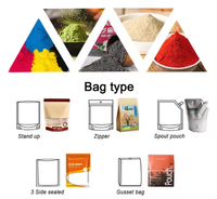 Machine d'emballage automatique rotative pour sachets Doypack de poudre 200g 500g 1kg (farine, piment, café)