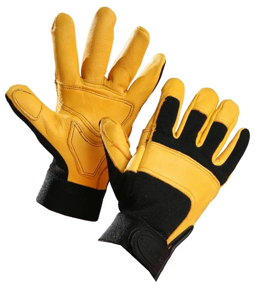 New synthetic Leather Mechanic Gloves Lightweight and breathable New synthetic Leather Mechanic Gloves