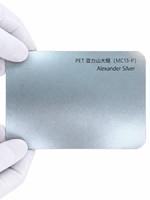 Film de protection de peinture auto-cicatrisant Alexander Silver PET 7,5 mil d'épaisseur, style sport, changeant de couleur, pour carrosserie de voiture, rouleau de vinyle